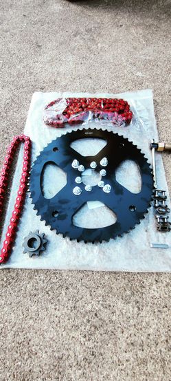 Sprocket and chain upgrade for Coleman scooters and go karts five Master links chain breaker tool brand new $25