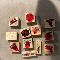 Halloween Stamps Set Of 12