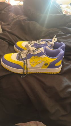 custom laker dunks