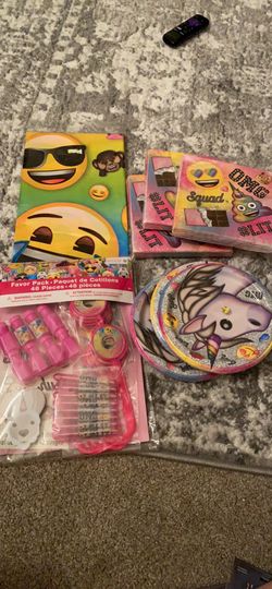Emoji party supply $15