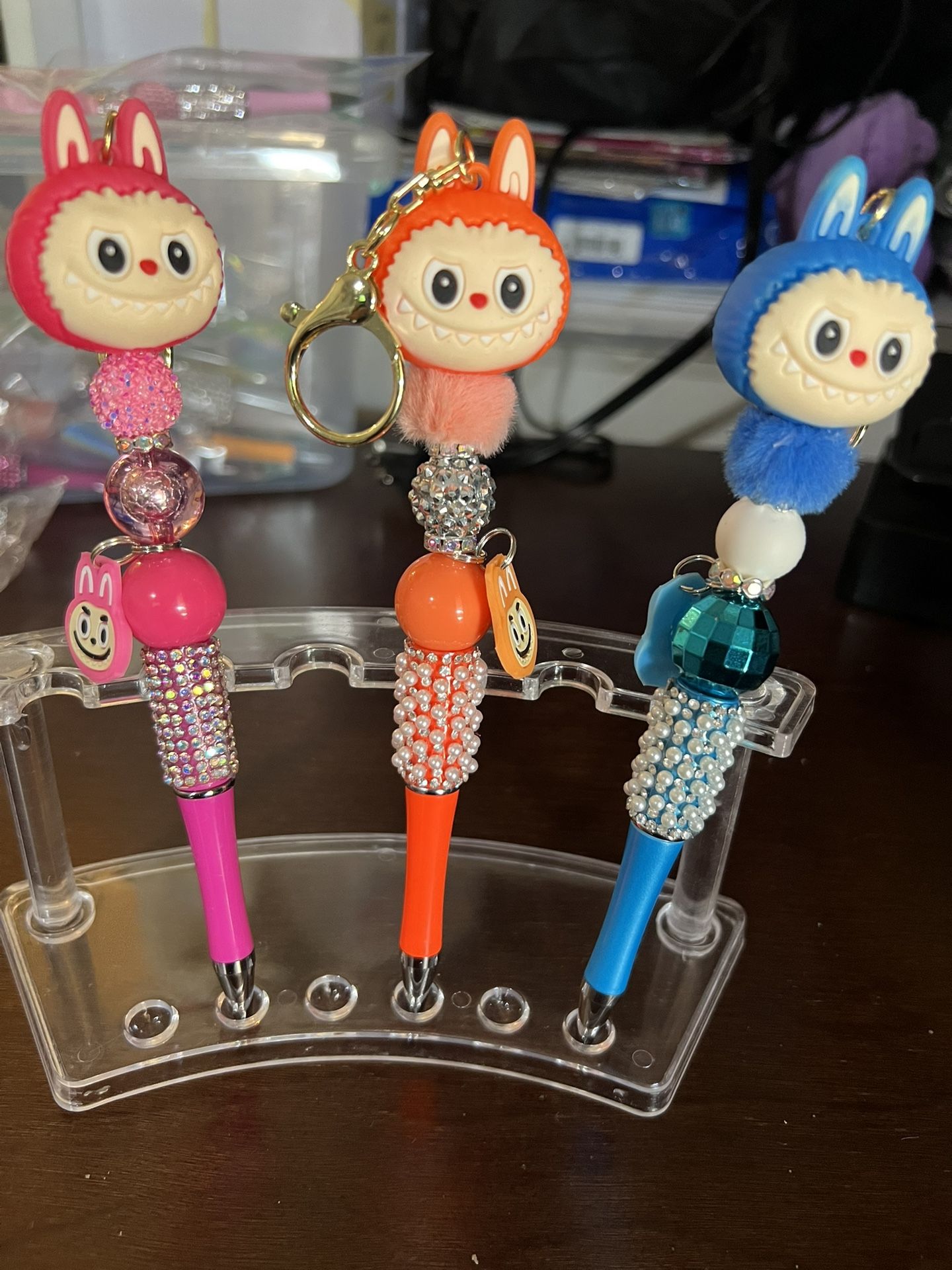 Labubu beaded pen