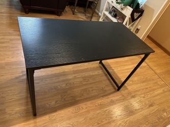 IKEA Black Table Like New 