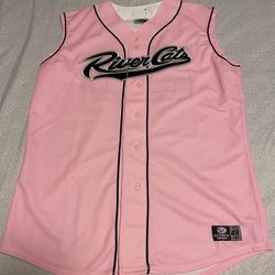 Sacramento River Cats Size 48 Pink Baseball Jersey #23 OT Sports Vintage