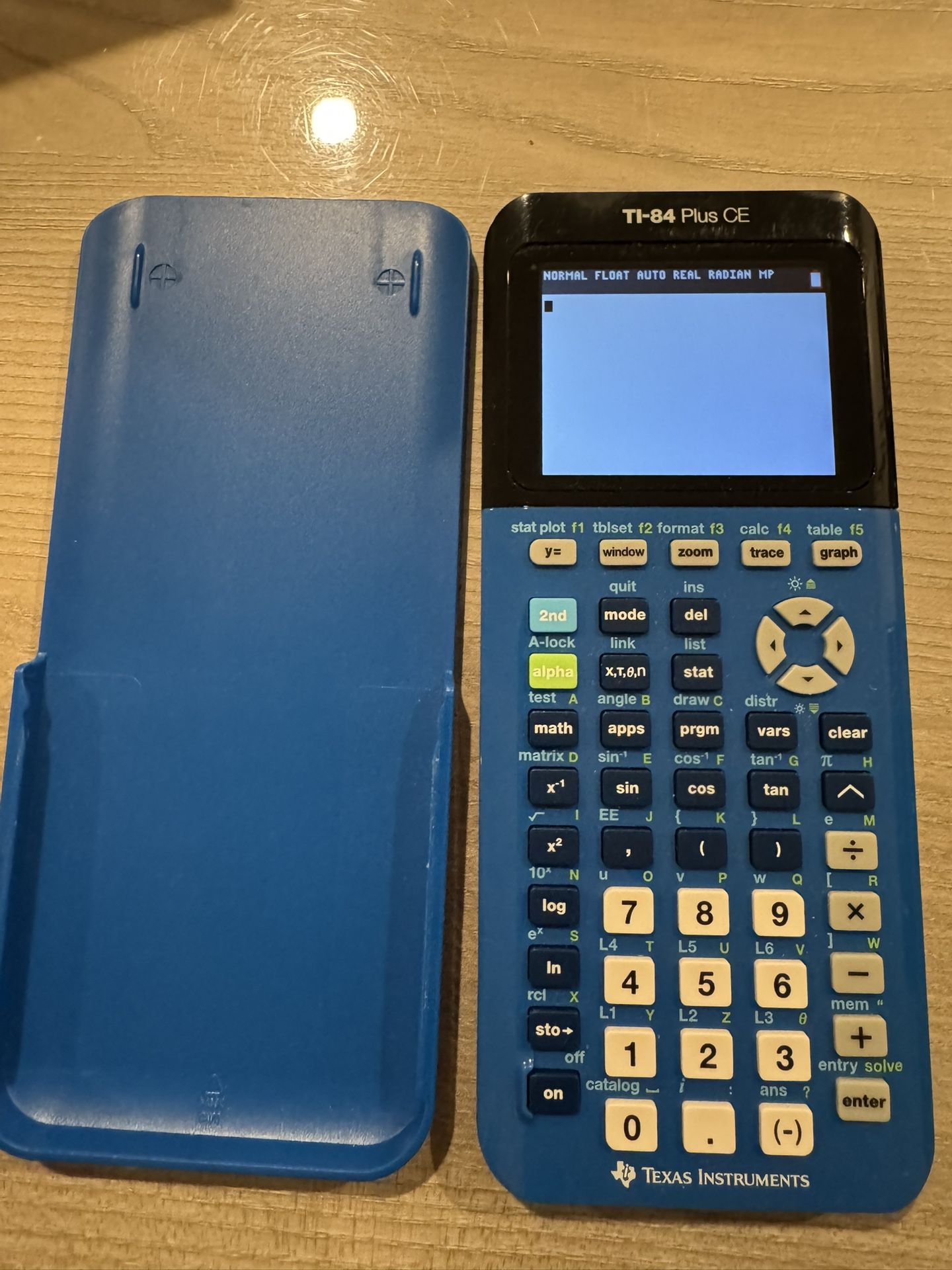 Texas Instruments TI-84 Plus CE Color Graphing Calculator, Blue