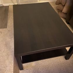 Large Black Coffee Table