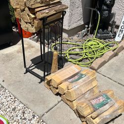 Fire Wood And Rack 