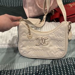Juicy couture off white purse