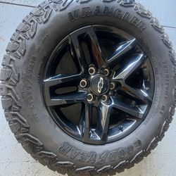 18” Chevy Trail Boss Rims And Tires 