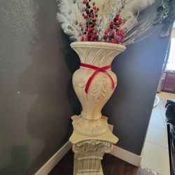 Antique Vase and Stand
