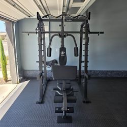 Smith Machine 2001 | Multi-Use Adj Bench | Gym Equipment | Fitness | Squat Rack | Excercise |🔴WEIGHTS AND BARBELL SOLD SEPARATELY 🔴 FREE DELIVERY 🚚