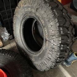 Milestar 37×12.5 R17 Set of 5 tires