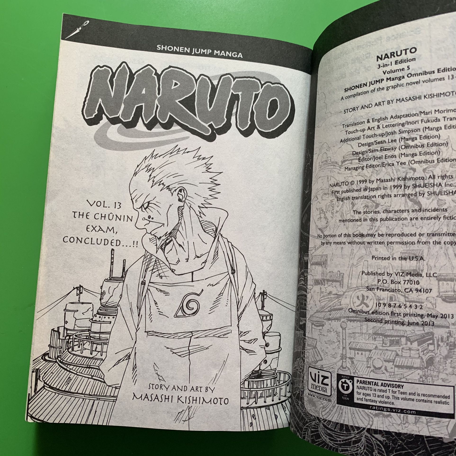 VIZ Media: Naruto (3-in-1 Edition), Vol. 5 (13, 14 & 15