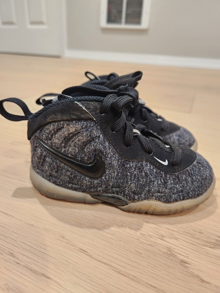 Nike Little Posite Pro "Wool Fleece" Toddler Shoes Size 6C