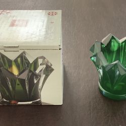 Mikasa Emerald Green Glass Votive Holder