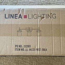 NEW- Linea 3 Light Fixture - $30