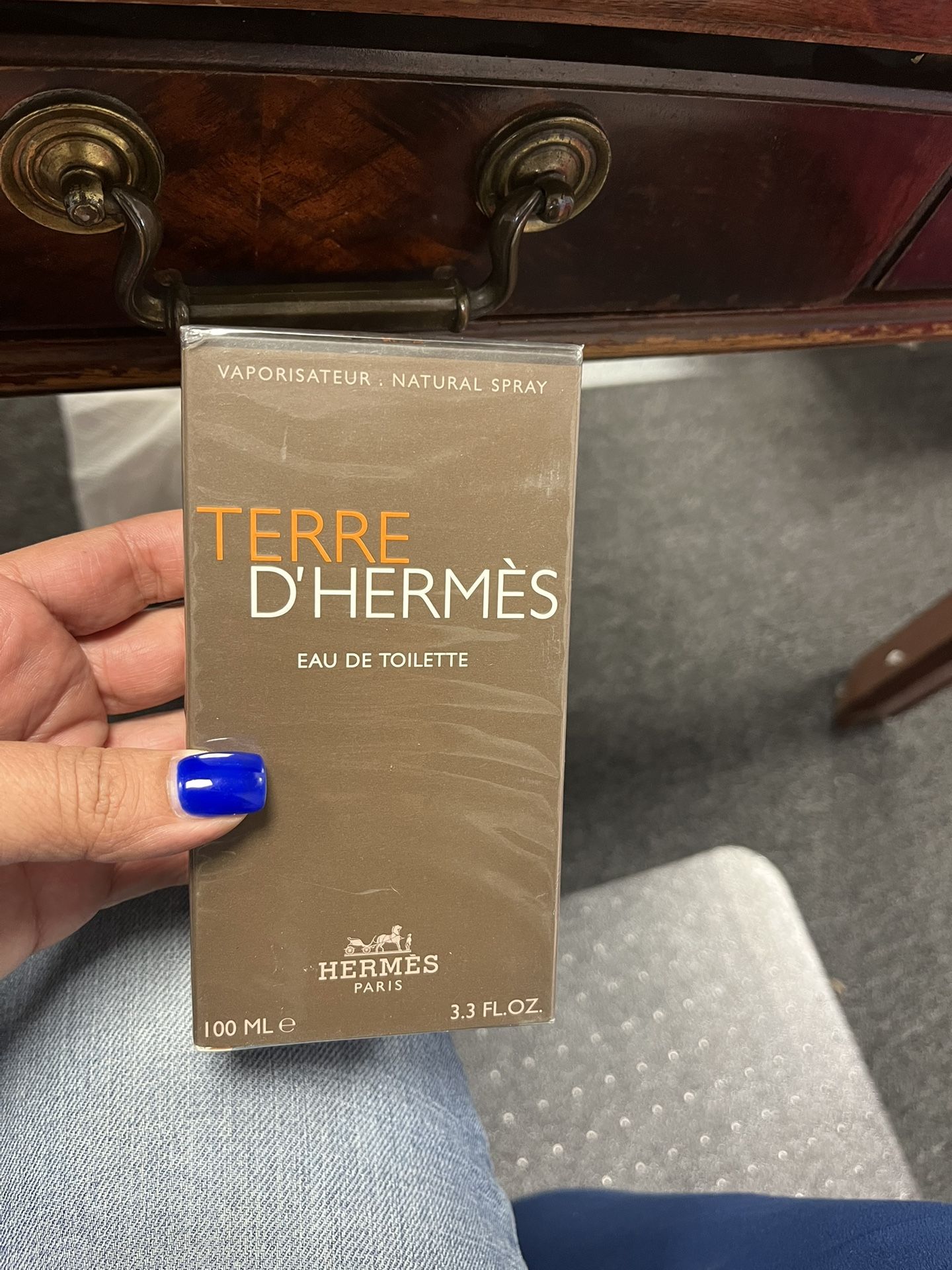 BRAND NEW - 3.3 oz/100 ml - HERMÉS Terre D'Hermes Eau de Toilette spray