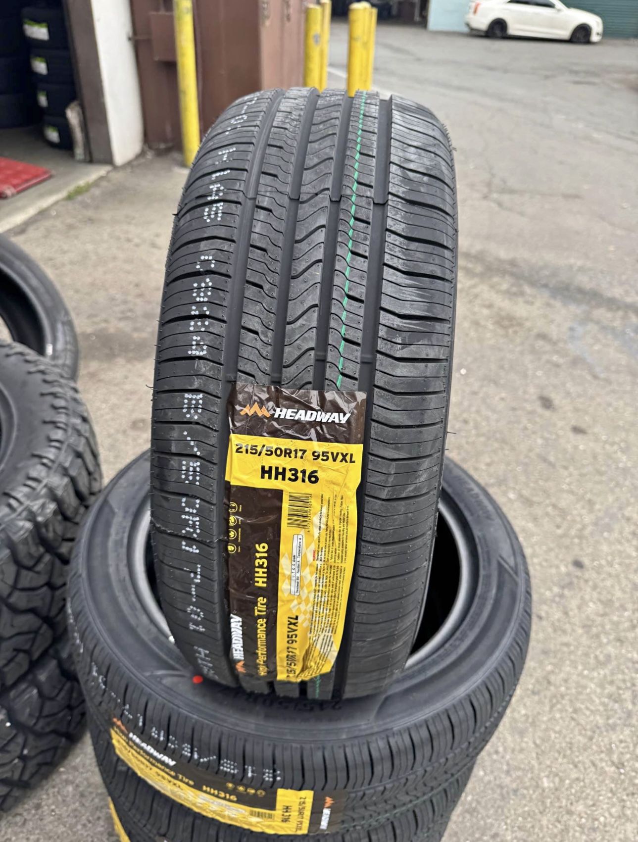 215-50-17 Headway HH316 95V brand new 4 tires Free Mount Balance installation 215/50/17 llantas