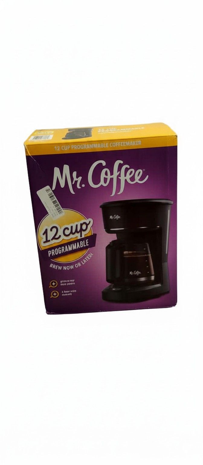 NEW! MR. Coffee 12 cup programmable coffee maker
