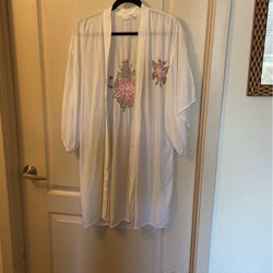 Any Size  White  Indonesian Robe