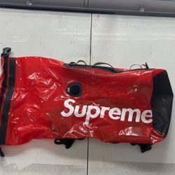 Red Supreme Seal Line Bag