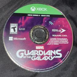 Microsoft Xbox Series X/One Marvel Guardians Of The Galaxy Video Game 2021 Used.
