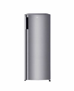 6.0 cu. ft. Single Door Refrigerator with Inverter Compressor and Pocket Handle in Platinum Silver
