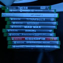 Xbox Games. $5 Each. $50 Total