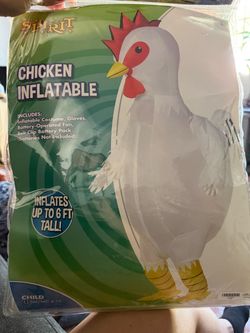 Chicken inflatable costume