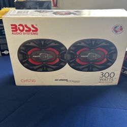 boss Audio Systems 300 W Peak Power Speakers 5 X 7 Three-Way Full Range Speakers