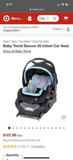 Baby Trend Infant Car Seat Base for Sale in Houston TX OfferUp