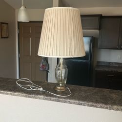 Glass Lamp Table