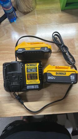 Dewalt Batteries and Charger