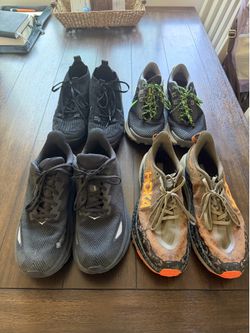 Hoka & Nike Trainers.  Clifton/Speedgoat/Vapormax,Trailrunner