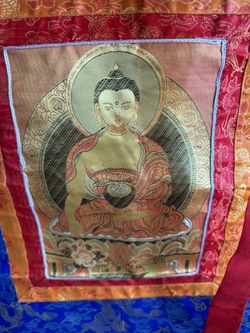 Green Tara And Buddha Thaknta