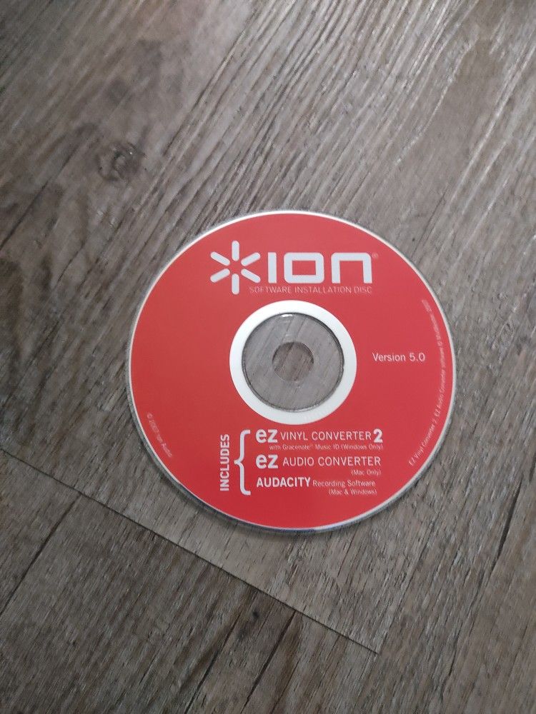 ION ez Vinyl & Audio Converter Software For Sale