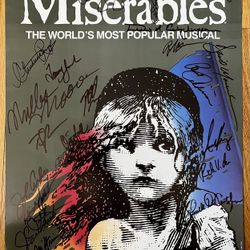 Original Broadway Show Posters- Cast Autographed