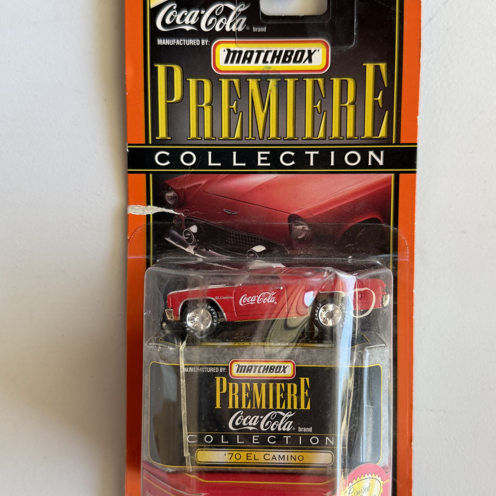 Matchbox Premiere Collection Coca-Cola Series 1 '70 El Camino, originally released in 1998