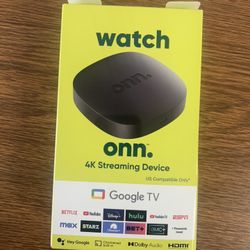 ONN 4K Streaming Device with Google 