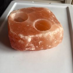 Himalayan Salt 2 Tea light Candle Holder 