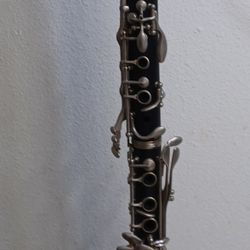 clarinet,  with silver-plated keys