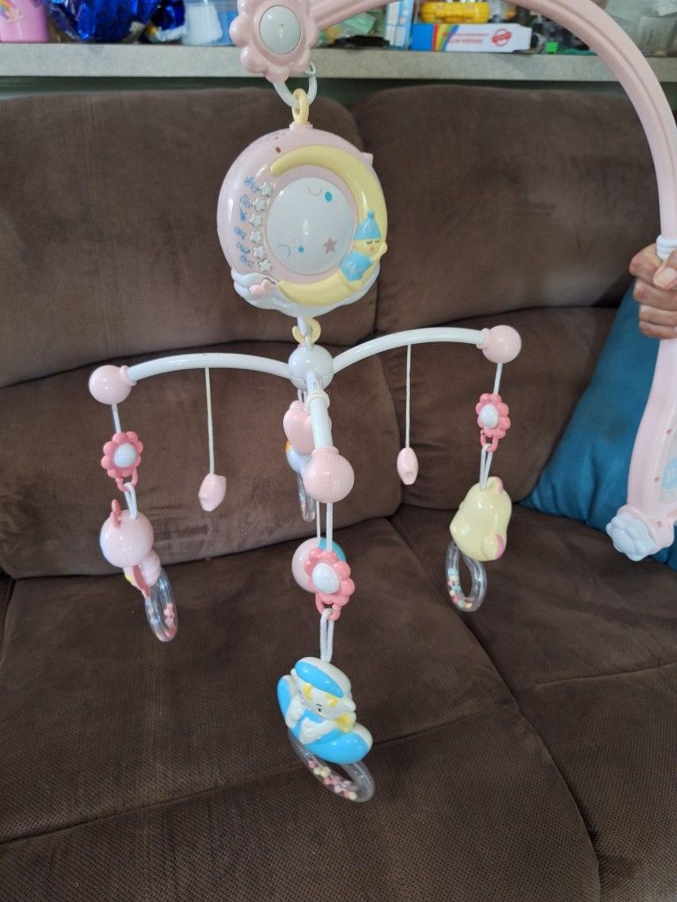 *Baby Mobile for Sale - Lights, Music, and Remote Control!*