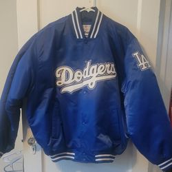 Genuine Majestic Blue LA Dodger Jacket Size XXL