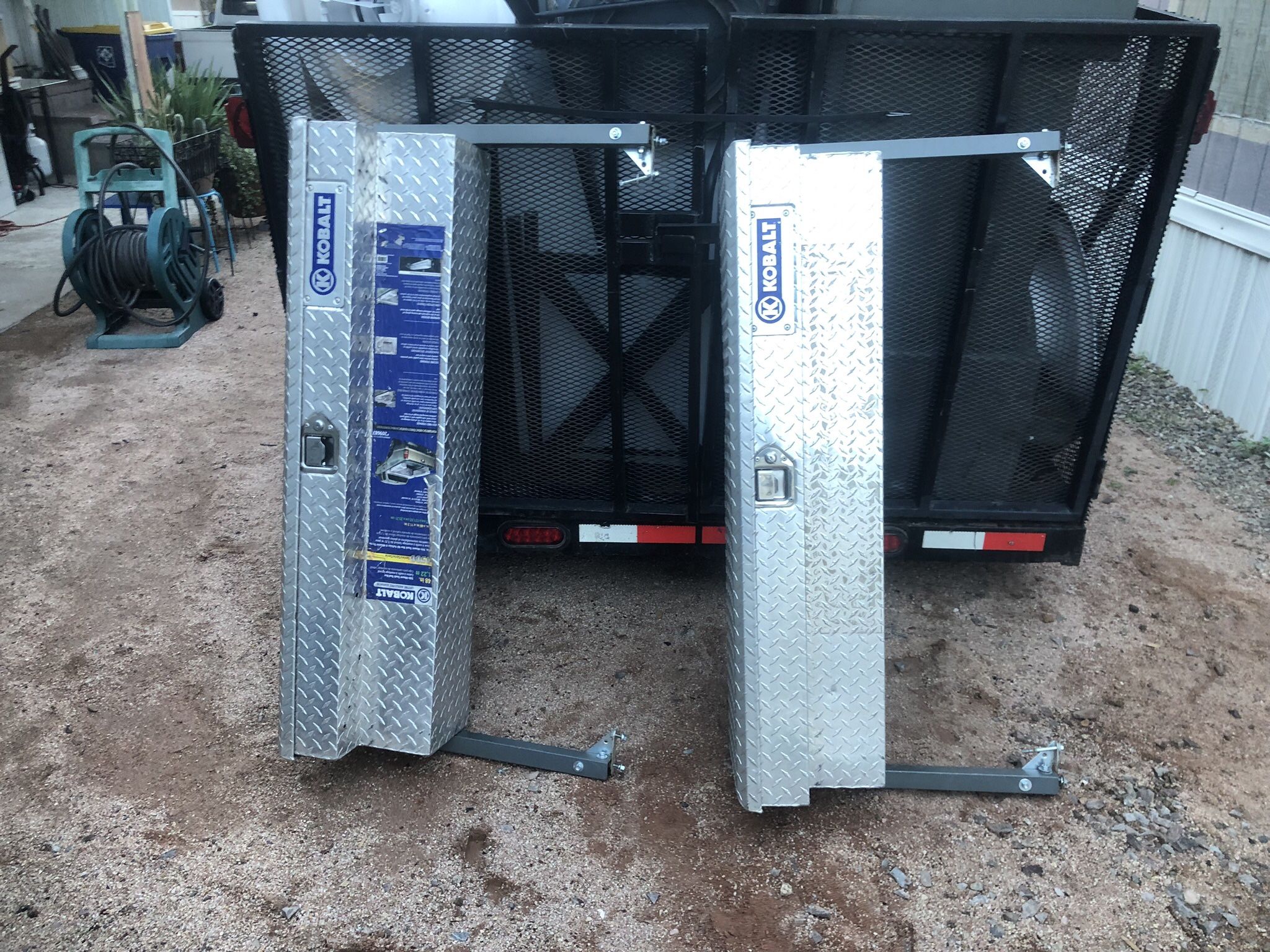 Kobalt Aluminum Side Tool Boxes w/ KEYS