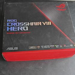 ROG Crosshair VIII Hero X570 Motherboard (AM4) – Open Box