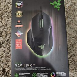 Razer Basalisk V3 Mouse And Razer Firefly V2 Like New In Box