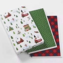 Wintery Scene Gift Boxes Lot of (27) 3 pack. Amazon open box never used