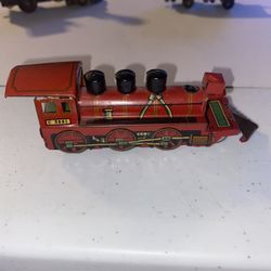  Vintage Tin Train Engine locomotive 