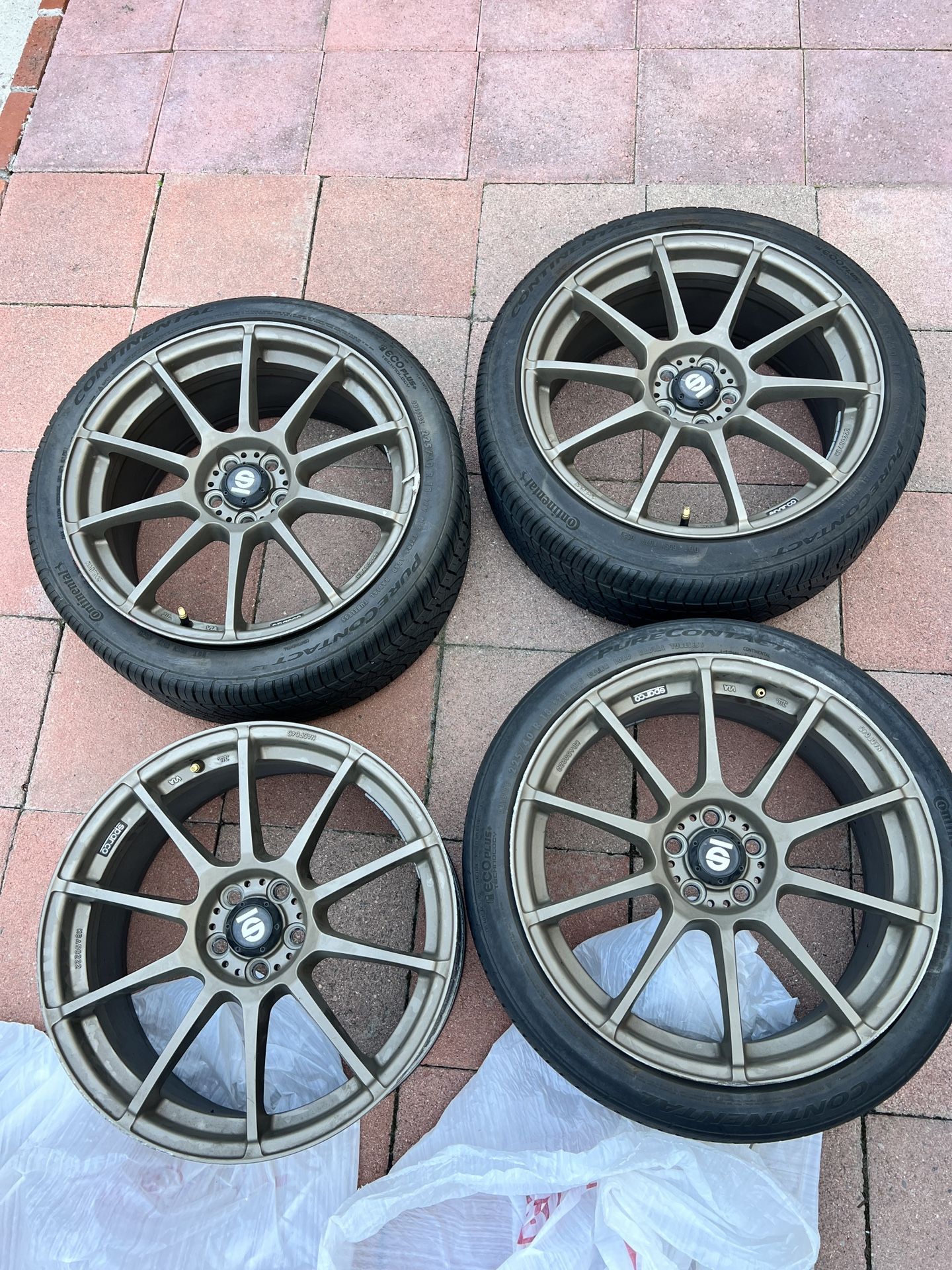 Sparco Assetto Gara Bronze Wheels