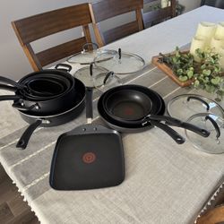 T-Fall Nonstick Pots and Pans Cookware Set