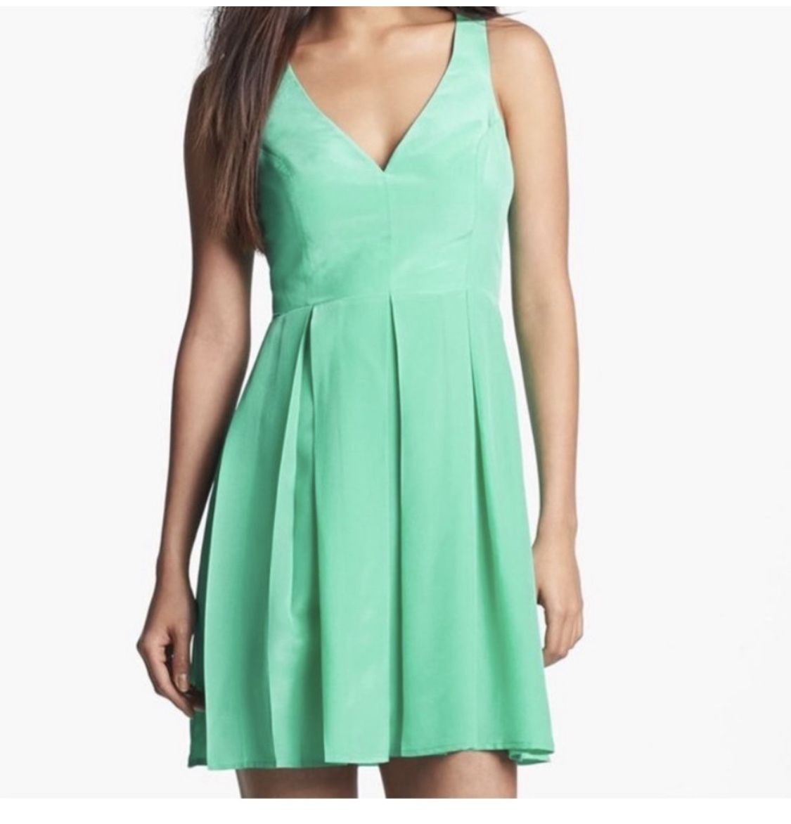 slim fit dress slacks Amanda Uprichard Strapless Martini Midi Dress main image 0